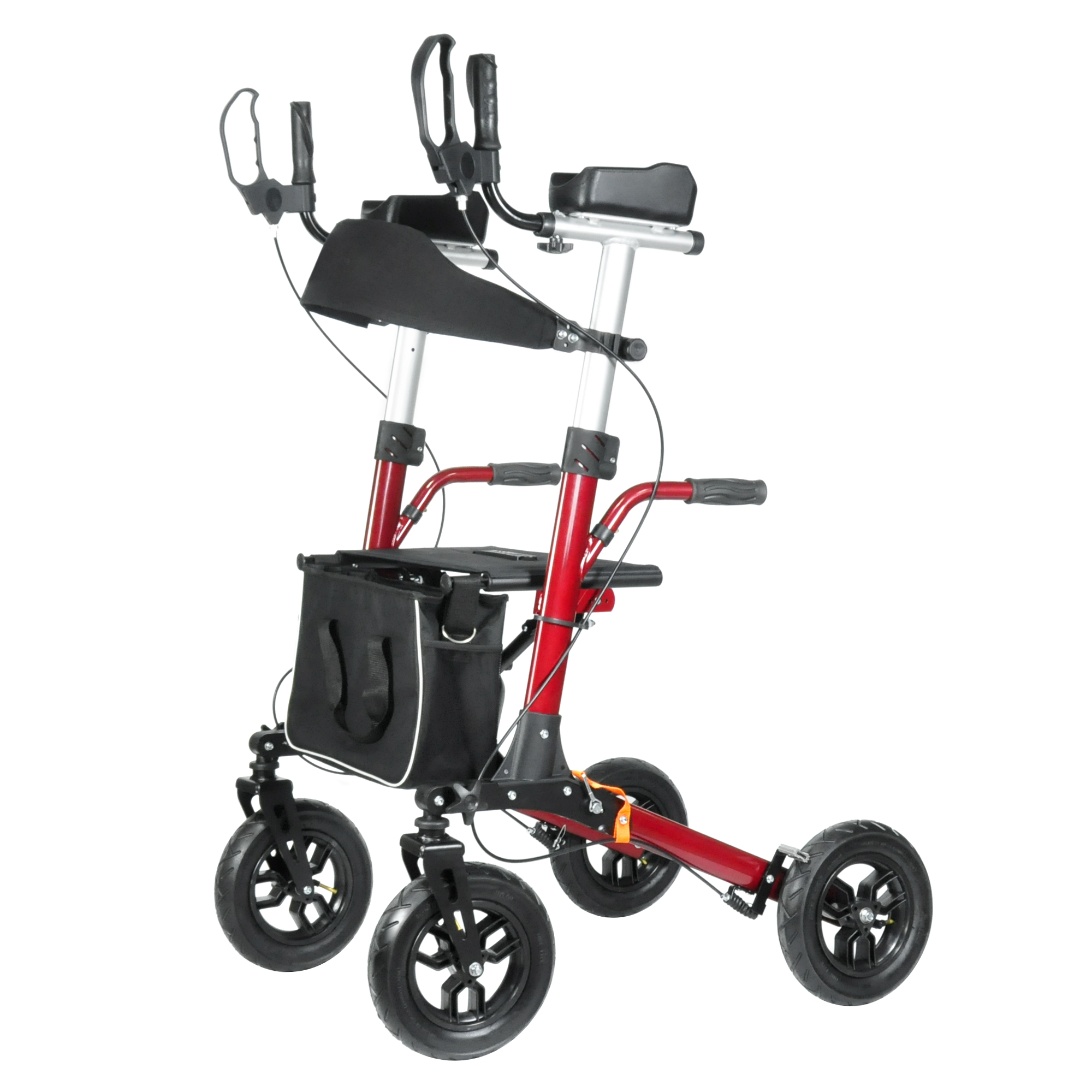 Heavy Duty Folding Wheel Chairs Manual Walker Rollator For People with Disabilities